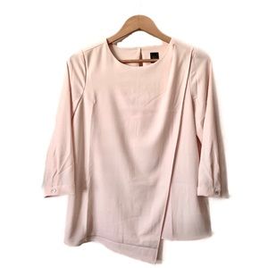 LTD Pale Rose Double Cover Blouse Size S